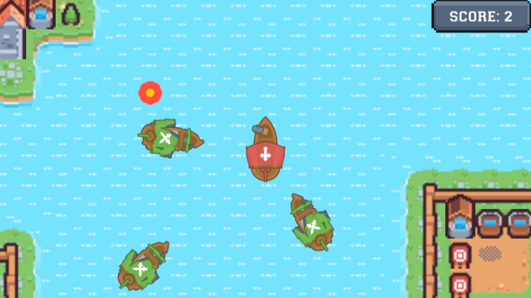 Unity Engine - Ship Assault gameplay